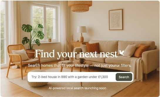 Bright, cosy living room